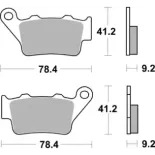 Pastillas de freno moto Brembo genuinas 07082