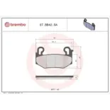 Pastillas de freno moto Brembo sinterizadas 07BB24SA