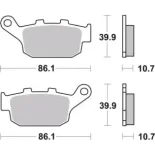 Pastillas de freno moto Brembo genuinas 07HO2711