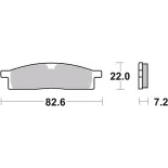 Pastillas de freno moto Brembo sinterizadas 07YA16SD