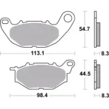 Pastillas de freno moto Brembo sinterizadas 07YA52SA