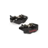 PINZAS BREMBO RACING PINZAS DE FRENO RADIALES CNC GP4-RB NEGRAS 100MM 220B47330
