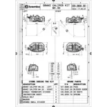 PAREJA DE PINZAS DE FRENO RADIALES BREMBO RACING 108MM GP4-MS MONOBLOc 220D60030