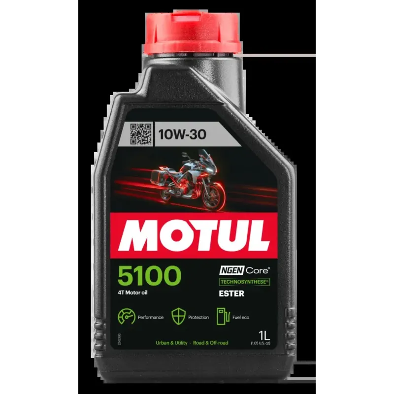 Aceite MOTUL 5100 10W30 4T 1L   104062