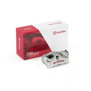 Pinza BREMBO Stylema aluminio y rojo derecha 100mm 920D02095