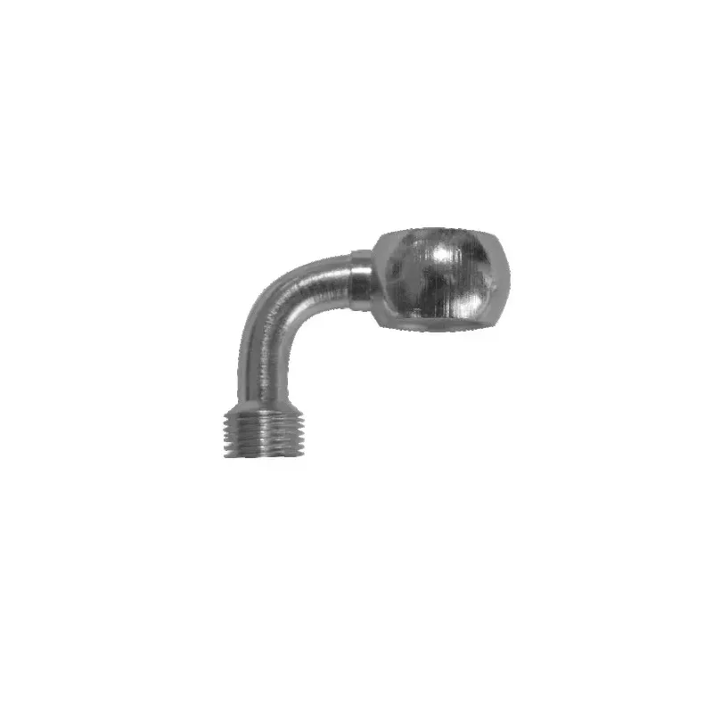 Banjo de moto 90° cromado diámetro 10 FrenTubo 170021CR