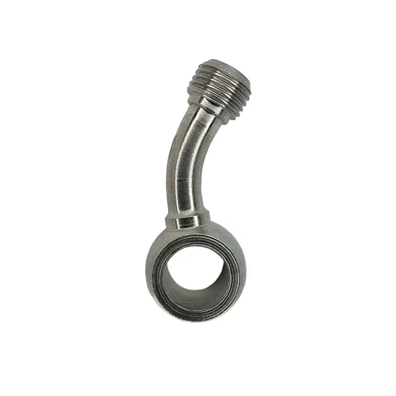 Banjo de moto 45° lateral cromado FrenTubo 170073CR
