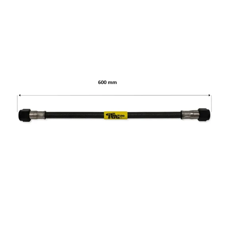 Tubo latiguillo carbono 600 mm negro Fren Tubo A09C0600 – Línea de freno moto Carbotech
