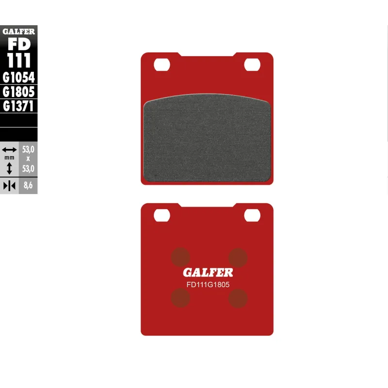 Pastillas de freno moto Galfer Trial Top FD111G180