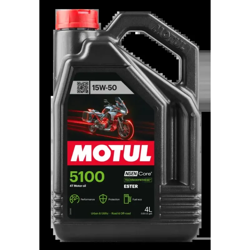 Aceite MOTUL 5100 15W50 4T 4L   104083