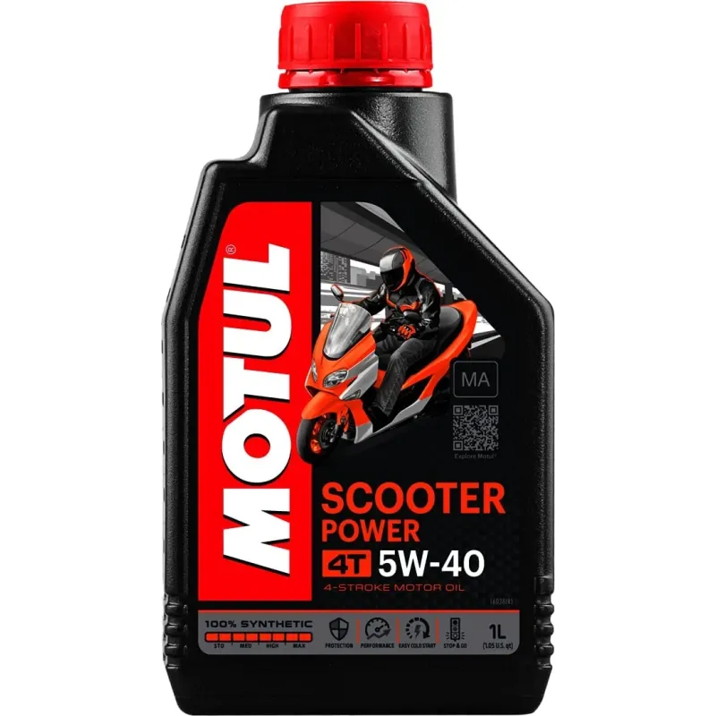 aceite motul scooter power 4t 5w40 ma 1l 105958