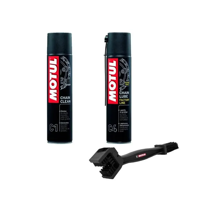 Pack limpia cadenas Motul  Factory Line C1yC4 - 109919