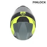 Casco Modular Acerbis Serel 22-06 negro y amarillo fluor 0025201.457
