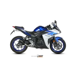 Escape completo MIVV 2x1 MK3 Black Yamaha YZF R25 2015-24 / MT-03 2016-24 / R3 2015-24