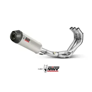 Escape completo MIVV 3x1 Oval titan con tapa carbono Yamaha MT-09 / FZ-09 2013-20
