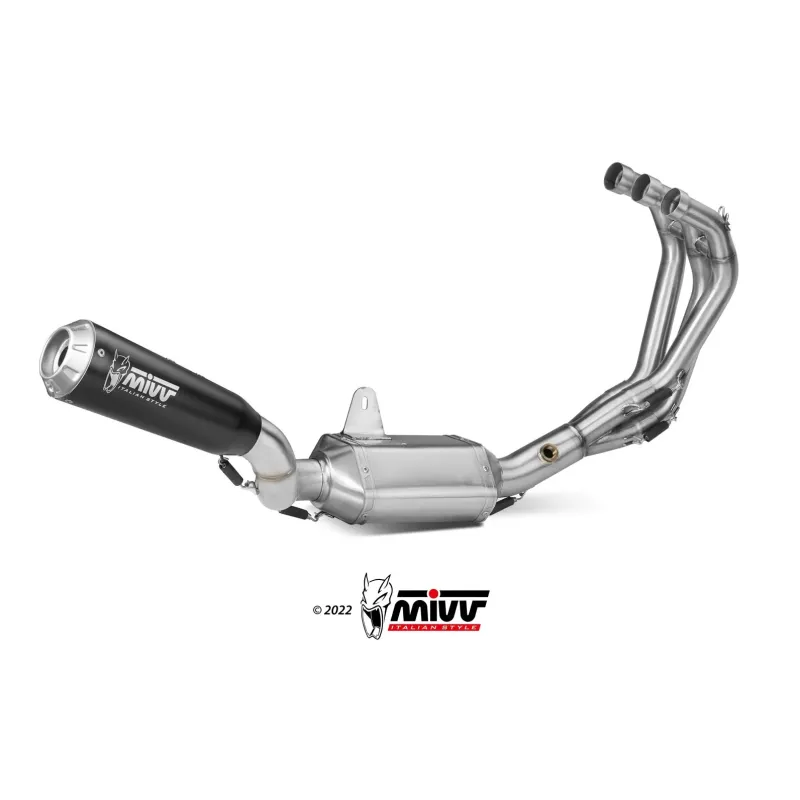 Escape completo MIVV 3x1 X-M1 black Yamaha MT-09 / FZ-09 2013-20 Y.060.LC4B