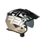 Casco Acerbis Jet Aria Graphic Sport 22-06 Negro Marrón