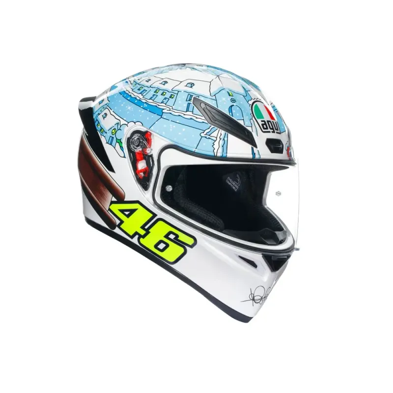 Casco de moto AGV integral K1 S Rossi Winter Test 2017 - Talla XS