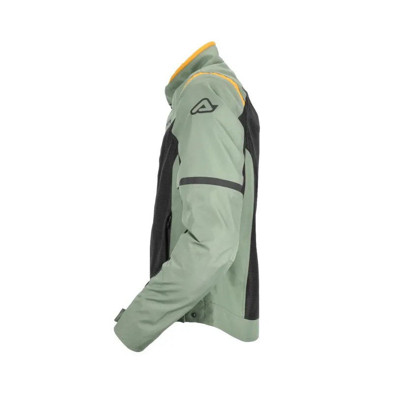 chaqueta acerbis ce ramsey vented 2 0 color verde y amarillo 0026149 374
