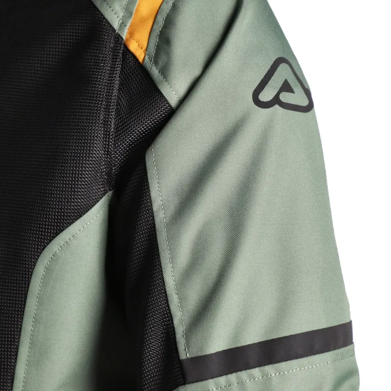 chaqueta acerbis ce ramsey vented 2 0 color verde y amarillo 0026149 374
