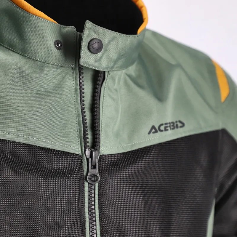 chaqueta acerbis ce ramsey vented 2 0 color verde y amarillo 0026149 374