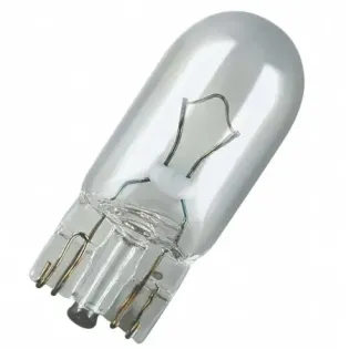 Bombilla auxiliar OSRAM 2825 W5W 12V 5W base W2.1x9.5d
