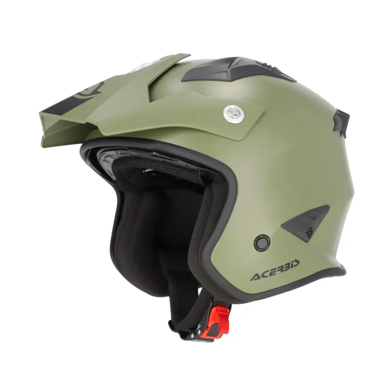 Casco Acerbis Jet Aria 22-06 verde militar mate Talla L 