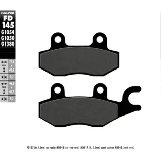 Pastillas de freno moto Galfer Scooter FD145G1050