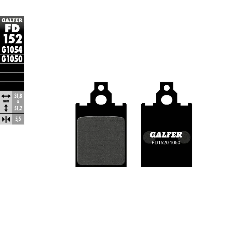 Pastillas de freno moto Galfer Scooter FD152G1050
