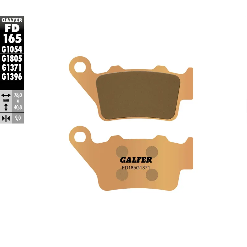 Pastillas de freno moto Galfer Sinter Street FD165G1371