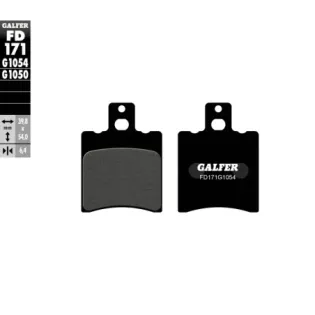 Pastillas de freno moto Galfer semi metal FD171G10