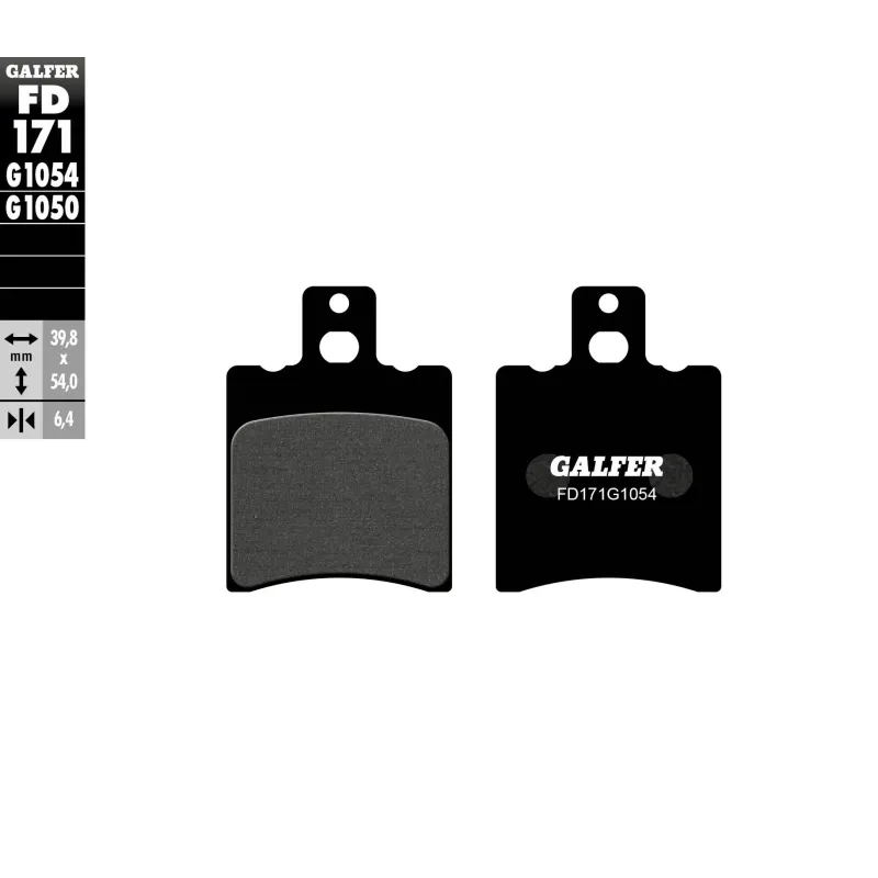 Pastillas de freno moto Galfer semi metal FD171G10