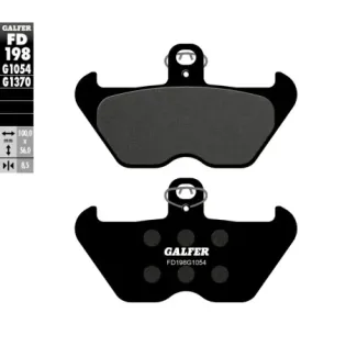 Pastillas de freno moto Galfer semi metal FD198G10