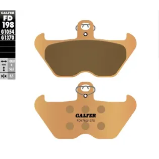 Pastillas de freno moto Galfer Sinter Street FD198