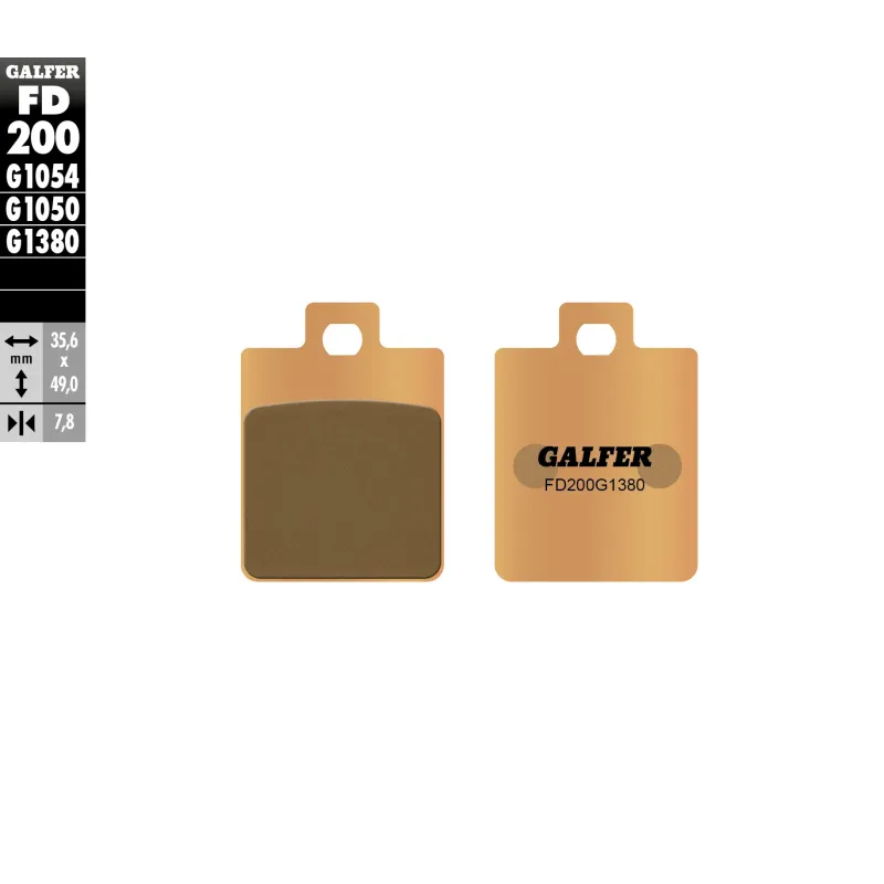 Pastillas de freno moto Galfer Scooter FD200G1380