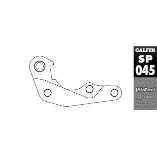 Soporte de pinza Galfer SP045 para Honda CRF disco delantero 270 mm 2015-2018