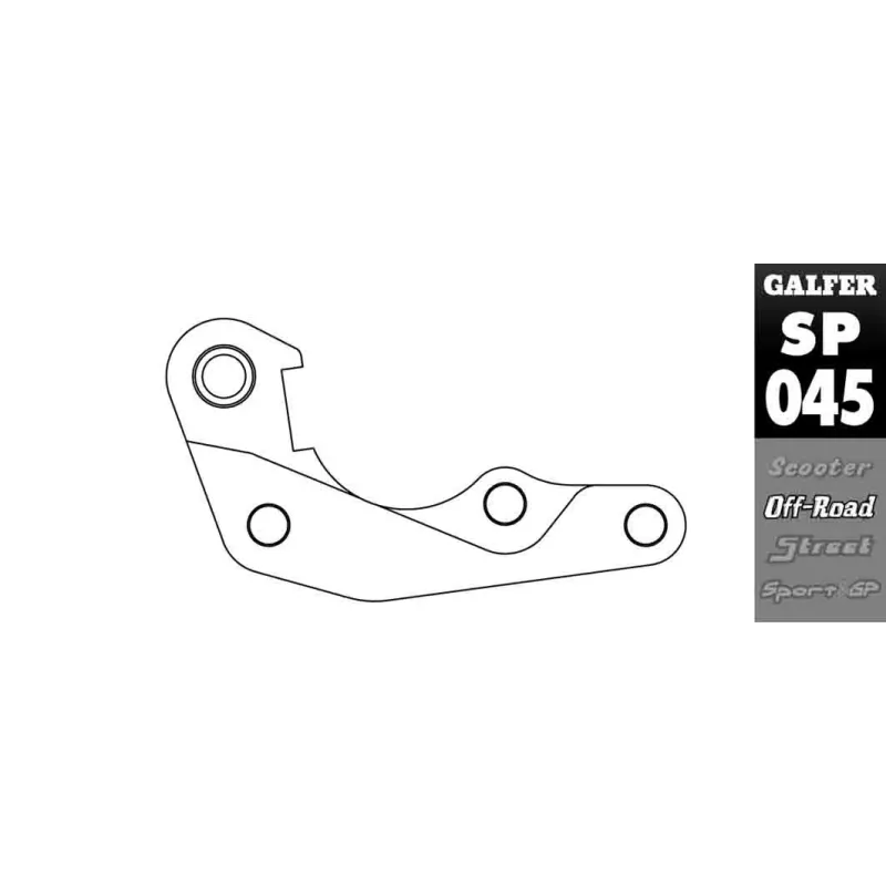 Soporte de pinza Galfer SP045 para Honda CRF disco delantero 270 mm 2015-2018
