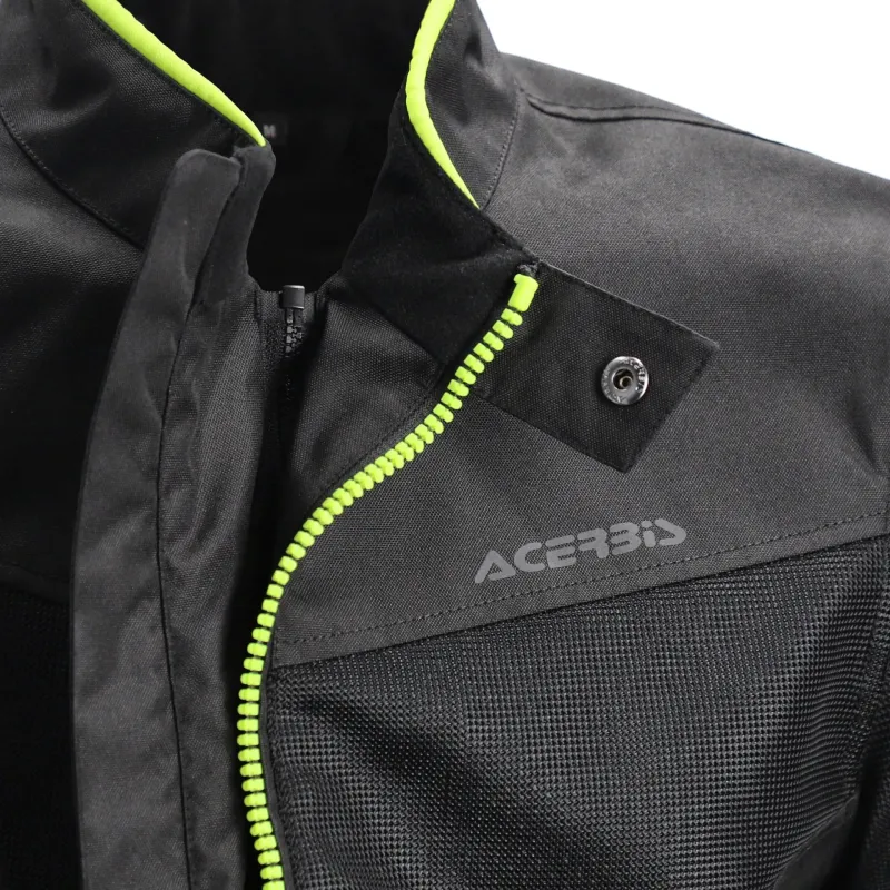 chaqueta acerbis ce ramsey vented 2 0 color gris y amarillo 0026149 318