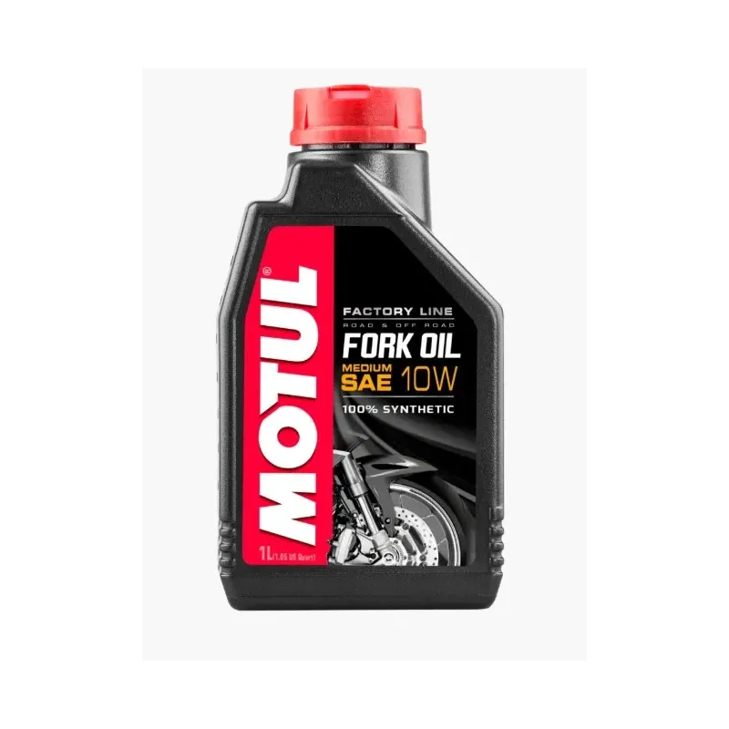 Aceite de horquilla MOTUL FORK OIL 10W FACTORY LINE MEDIUM 1L