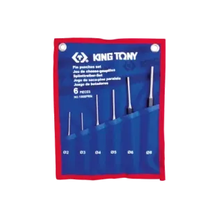 Juego de botadores King Tony 1006PRN 6 piezas Ø2–8 mm con estuche