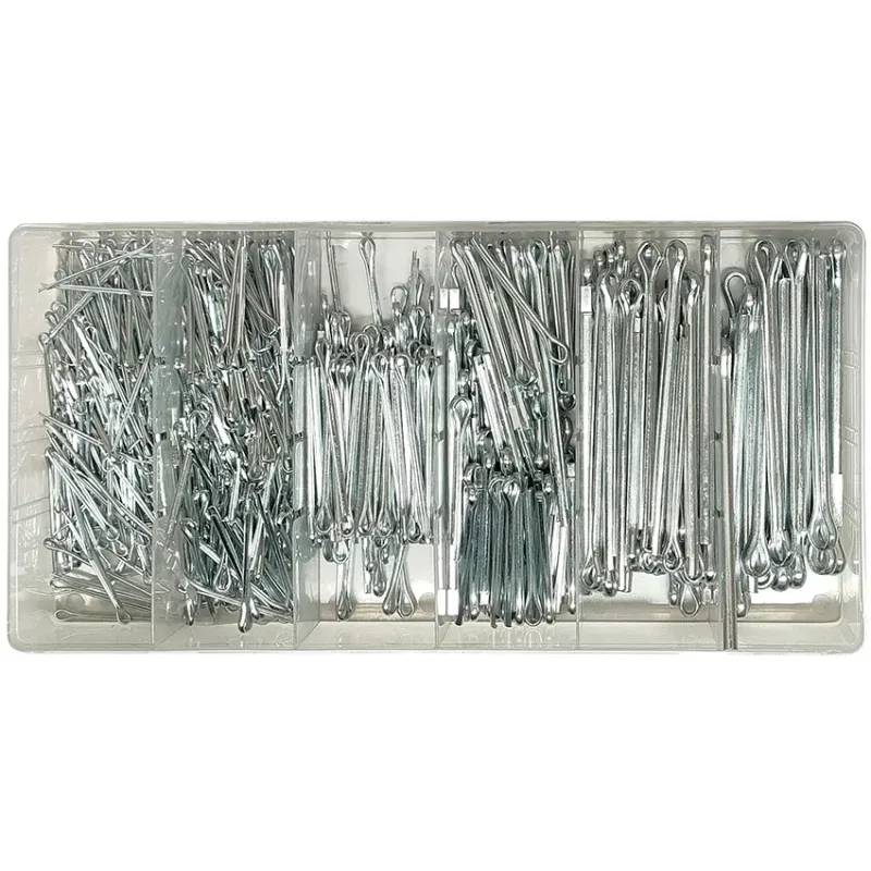 Surtido pasadores de púas (R-clip) Toolhub 9823 – 555 piezas para moto/automóvil