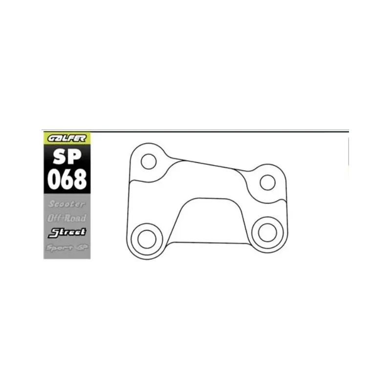 Soporte pinza freno Galfer SP068 disco sobredimensionado 320 mm Harley-Davidson delantera 
