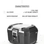 Top case SHAD D0TR46200 TR46 Terra Aluminio