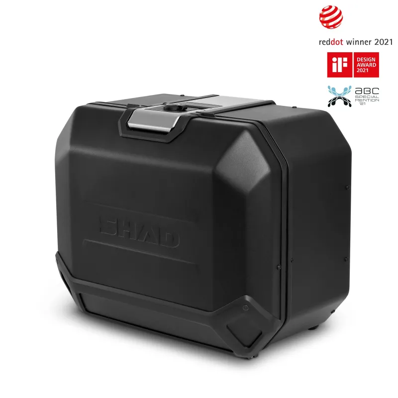 Maleta moto lateral izq. SHAD TR47L Terra Black Edition D0TR47100LB