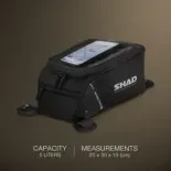 Bolsa depósito imanes SHAD X0SL121M SL12M 5 litros para moto