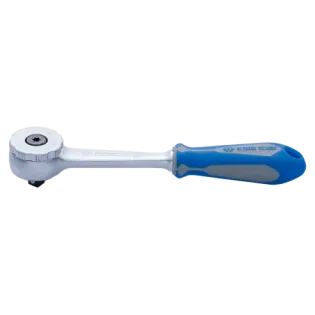 Carraca de cabeza redonda King Tony 275955G de un cuarto de pulgada y 72 dientes