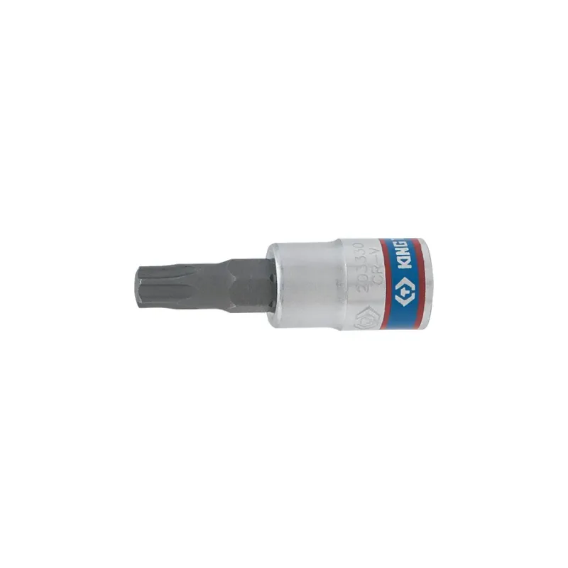 Vaso con punta Torx T25 y cuadradillo de 1/4 pulgadas King Tony 203325