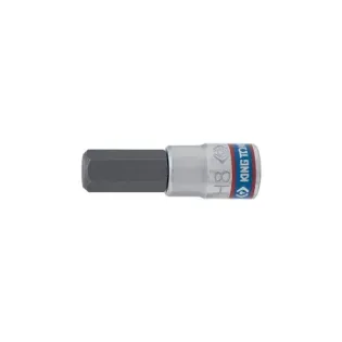 Vaso con punta hexagonal 3mm y cuadradillo de 1/4 pulgadas King Tony 203503