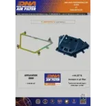 DNA AIR BOX TOP COVER para Filtro de aire DNA BMW R 18 RZ-127-142