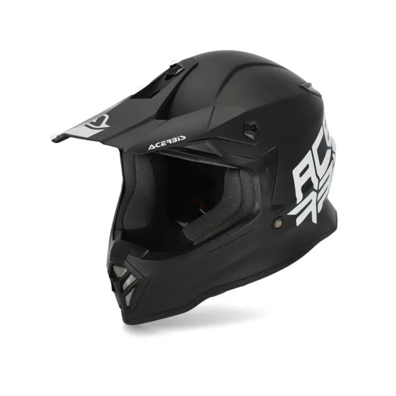 Casco off road infantil Acerbis Steel Kid  negro talla 54